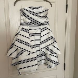 NWT Cameo Flirty Striped Cocktail Party Dress